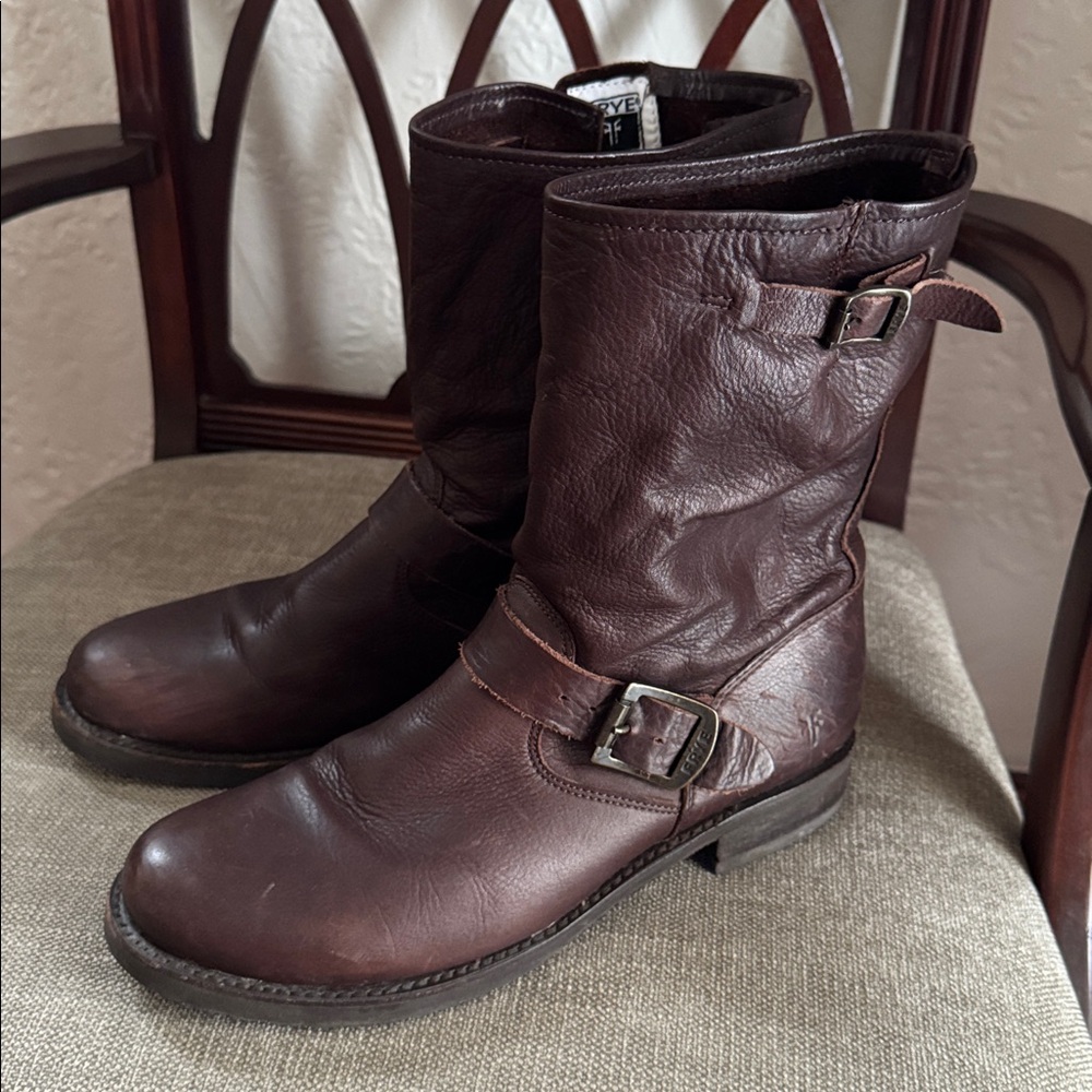 Frye Veronica Flex Short Moto Boot Women Size 9B
